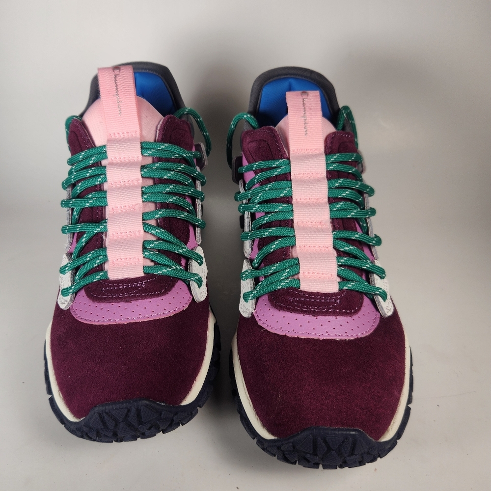 CHAMPION Women’s Tank Venetian Athletic Shoes Size 6 Purple Leather Hiking - Picture 3 of 11